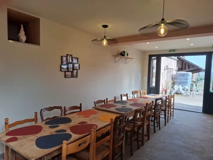 Atelier tampon sur tissu plus apéro - Bonjour Alsace