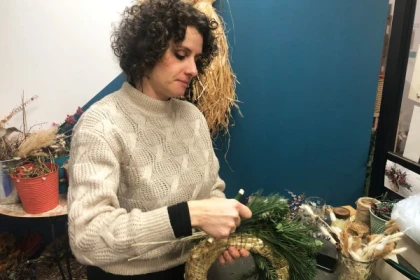 Atelier - couronne de bienvenue bohème - Bonjour Alsace