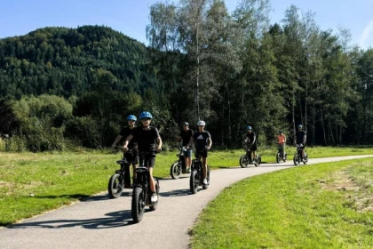 Balade en trottinette électrique  - Bonjour Alsace