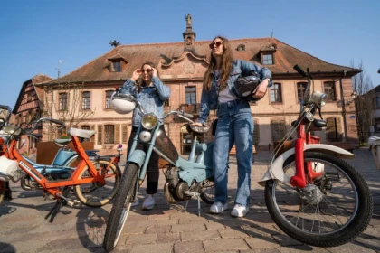 Balade en Mob & Solex : "On dirait le Sud" Circuit 2H - Bonjour Alsace