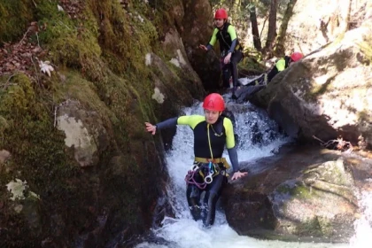 Initiation canyoning demi journée - Bonjour Alsace