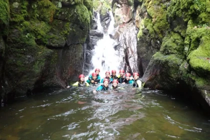Initiation canyoning demi journée - Bonjour Alsace