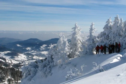 Les balcons du Lac Blanc en raquettes à neige - Bonjour Alsace