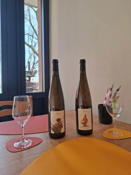 Pause gourmande : planchette locale et vins chez le vigneron - Bonjour Alsace