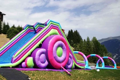Plan d'eau Courtavon : Accès Structures Gonflables - Bonjour Alsace