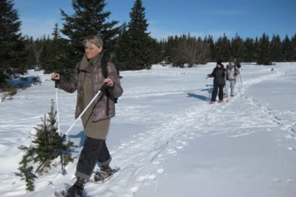 Raquettes à neige au Rossberg - Bonjour Alsace