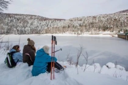 Raquettes à neige privative au lac du Forlet - Bonjour Alsace
