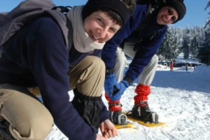 Raquettes privative au Lac des Corbeaux - Bonjour Alsace