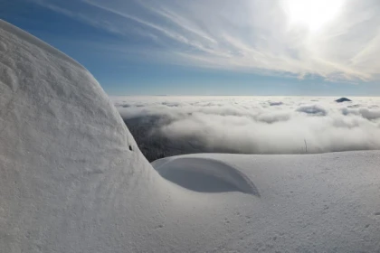 Rocher du Neuntelstein en raquettes à neige - Bonjour Alsace