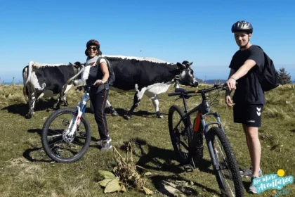 Micro aventure : balade accompagnée en VTT électrique - Bonjour Alsace