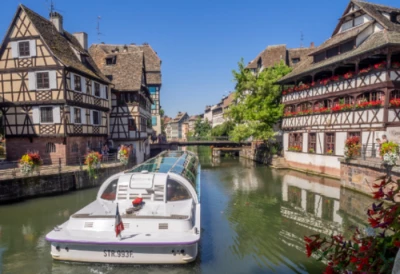 Tour en bateau sur l'ill