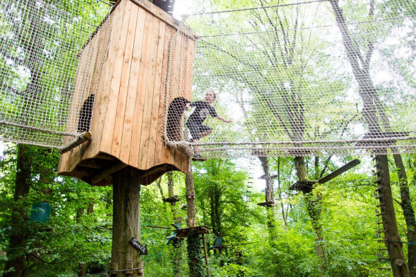 Accrobranche et tyroliennes - Natura Parc Ostwald - Bonjour Alsace