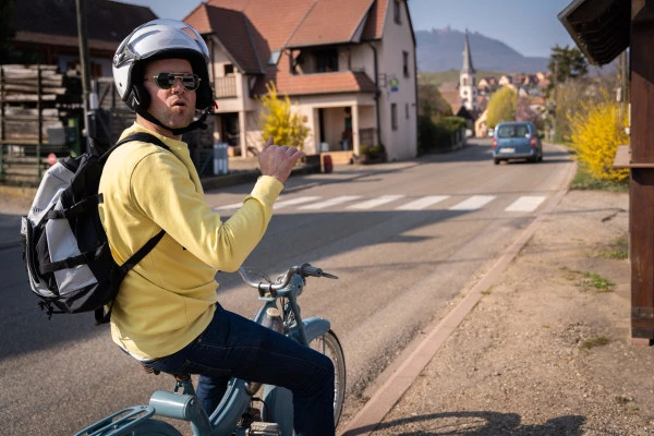 Bonjour Alsace | Balade en Mob & Solex : "On dirait le Sud" Circuit 2H