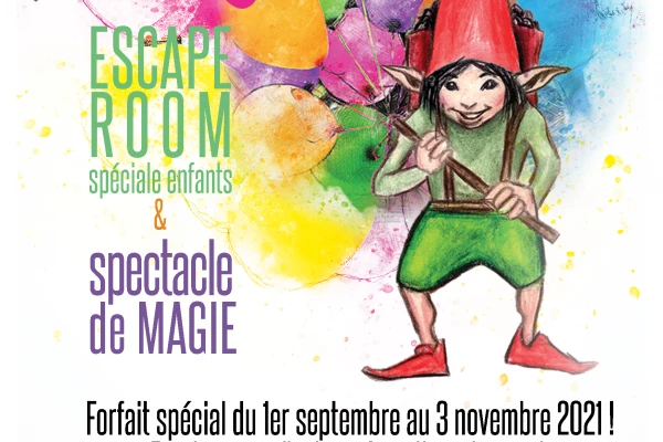 Bonjour Alsace | Forfait Escape Room KIDS + magie | Tellure Mine d'argent