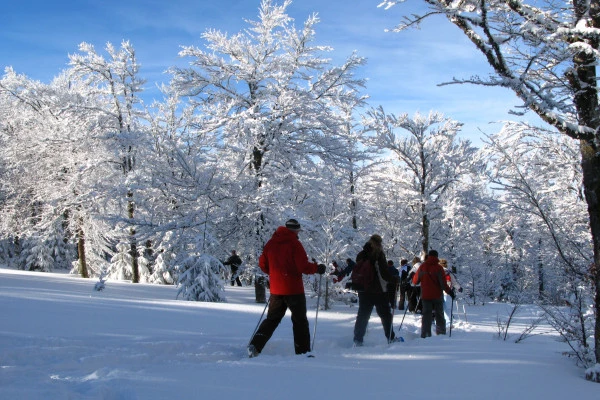 Les balcons du Lac Blanc en raquettes à neige - Bonjour Alsace